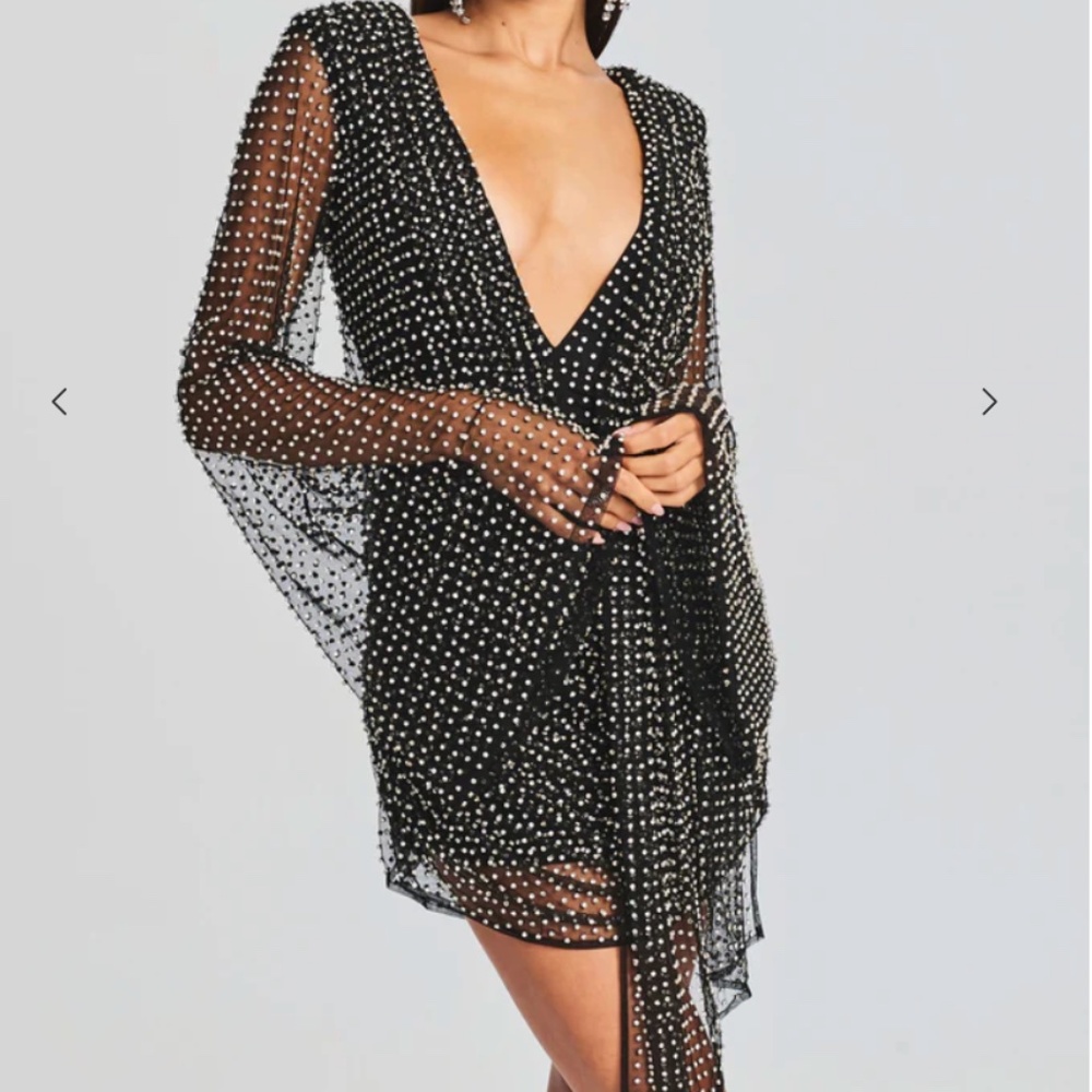 Opal Crystal Embellished Dress